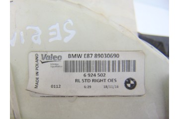 Piloto trasero derecho, Bmw Serie 1 Berlina (E81/E87) 120d 2008, 6924502