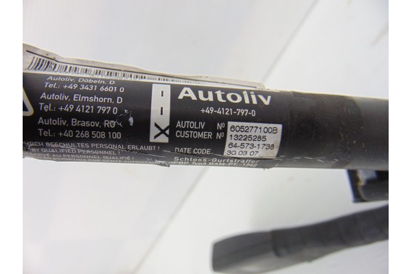 Pretensor airbag derecho, Opel Corsa D Sport 2008, 13225285