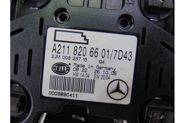 Luz interior, Mercedes-benz Clase e (Bm 211) Berlina E 280 Cdi (211.020) 2005, A2118206601