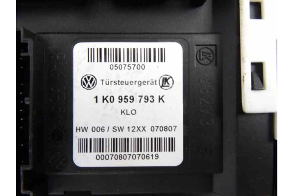  ELEVALUNAS DELANTERO IZQUIERDO VOLKSWAGEN GOLF PLUS V (5M1) Edition 2007 164093 VOLKSWAGEN - 1