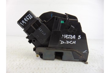 Cerradura puerta delantera derecha, Mazda 3 Berlina (Bk) 1.6 CRDT Active 2007