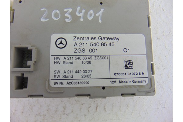 Módulo electrónico, Mercedes-benz Clase e (Bm 211) Berlina E 320 Cdi (211.022) 2007, A2115408545