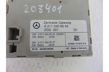 Módulo electrónico, Mercedes-benz Clase e (Bm 211) Berlina E 320 Cdi (211.022) 2007, A2115408545