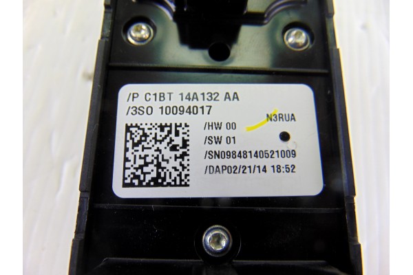 Mando elevalunas delantero izquierdo, Ford Fiesta (Cnn) Trend 2014, C1BT14A132AA