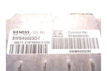 Centralita motor uce, Citroen Xsara Berlina 2.0 HDi Exclusive (66kW) 2002, 9644803380