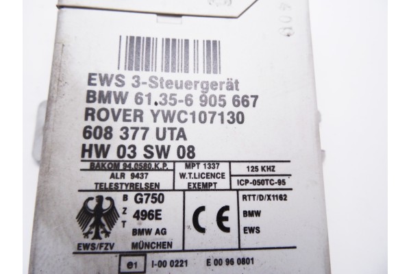 Módulo electrónico, Bmw Serie 3 Berlina (E46) 316i 2000, 6905667