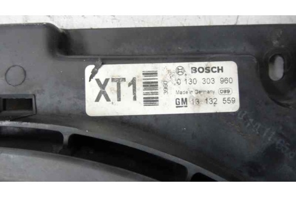 Electroventilador radiador aire acondicionado, Opel Astra H Berlina Elegance 2006, 13147279