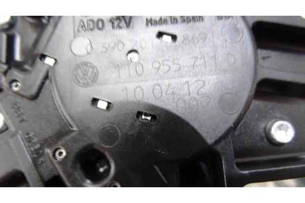 Motor limpia trasero, Volkswagen Caddy (2K)(02.2004) Tramper 2010, 1T0955711D
