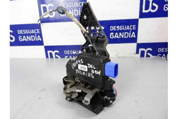 Cerradura puerta delantera derecha, Volkswagen Touareg (7LA) Tdi V6 2006, 3D1837016