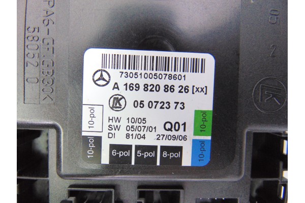 Módulo electrónico, Mercedes-benz Clase a (Bm 169) A 200 Turbo (169.034) 2006, A1698208626