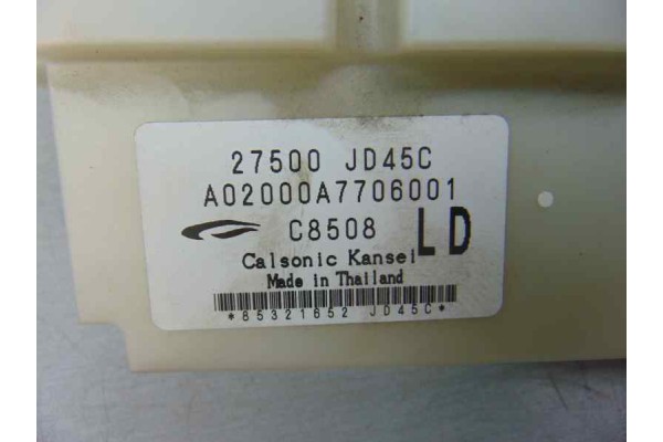 Mando climatizador, Nissan Qashqai (J10) Acenta 2008, 27500JD45C