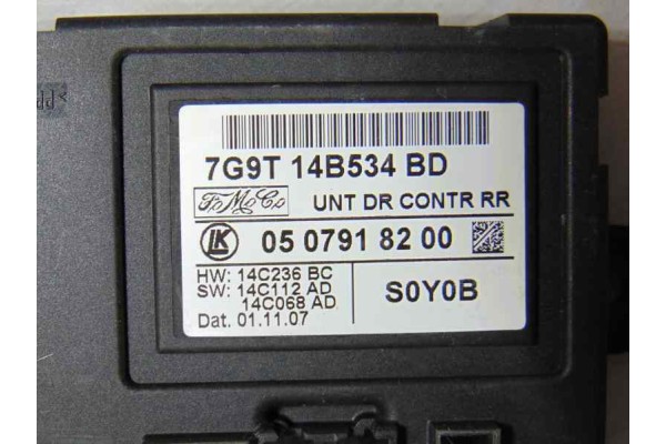 Módulo electrónico, Land Rover Freelander (LR2) TD4 Hse 2007, 7G9T14B534BD