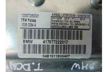 Airbag lateral trasero derecho, Bmw Serie 7 (E65/E66) 730d 2008, 30350064A