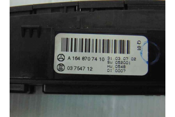 Warning, Mercedes-benz Clase Ml (Bm 164) 320 CDI 4M Edition 10 2007, A1648707410