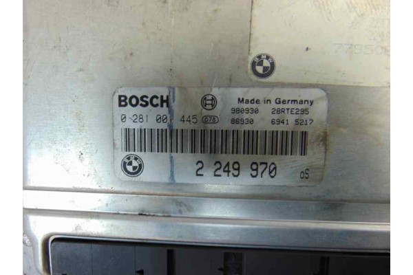 Centralita luces, Bmw Serie 3 Berlina (E46) 320d 1998, 4533550