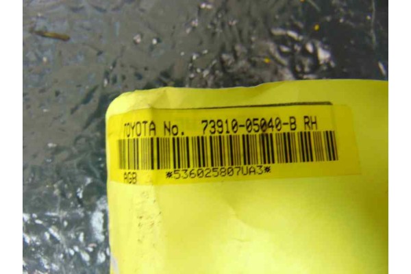 Airbag lateral derecho, Toyota Corolla Verso (R1) 2.2 D-4D Sol 2007, 73910-05040