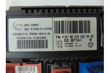 Mando climatizador, Peugeot 407 Sw Premium 2004, 96573322