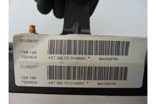Airbag lateral trasero izquierdo, Peugeot 407 Sw Premium 2004, 9647923780