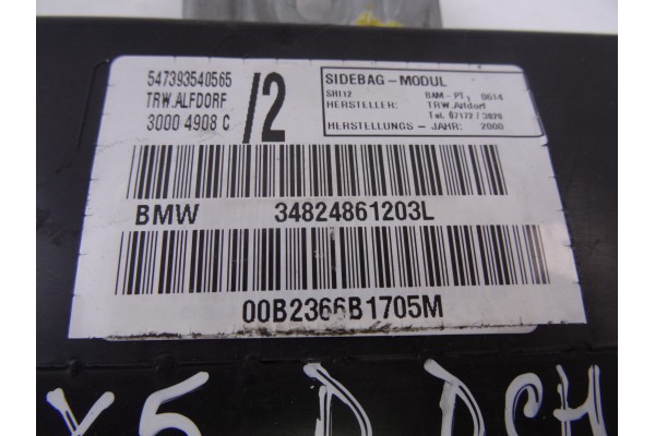 Airbag lateral delantero derecho, Bmw Serie X5 (E53) 3.0i 2000, 34824861203L