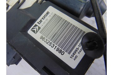 Elevalunas delantero derecho, Citroen C5 Berlina 2.0 HDi SX 2002, 9632531980