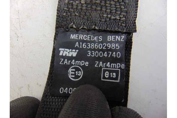 Cinturon seguridad delantero izquierdo, Mercedes-benz Clase Ml (Bm 163) 270 Cdi (163.113) 2003, 33015865A