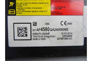 Airbag lateral derecho, Opel Insignia Berlina Cosmo, 307891699