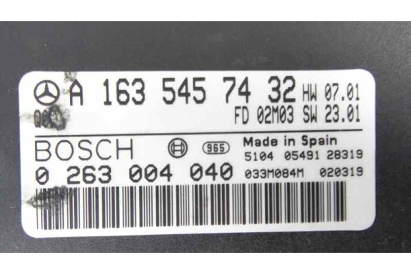 Módulo electrónico, Mercedes-benz Clase Ml (Bm 163) * 2002, A1635457432