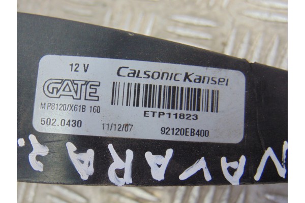 Electroventilador, Nissan Navara Pickup (D40M) Doble Cab SE 4X4 2005