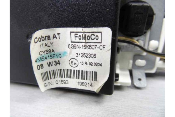 Luz interior, Ford Mondeo Berlina (CA2) Ambiente 2008, 6G9N-15K607-CF
