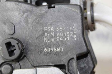 Cerradura puerta trasera izquierda, Peugeot 308 Confort 2008, 567165