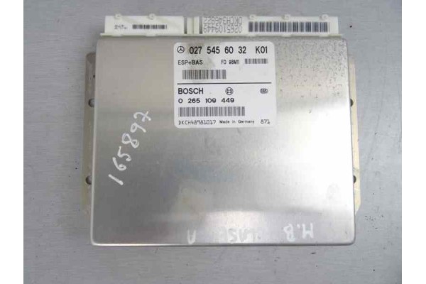 Módulo electrónico, Mercedes-benz Clase a (Bm 168) 140 (168.031) 1999, 0275456032