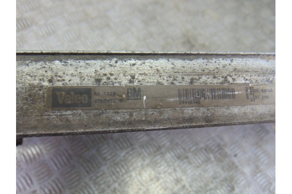 Radiador agua, Opel Vectra C Berlina Comfort 2005, 24418345