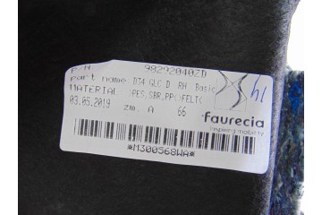 Guarnecido porton trasero, 98292040