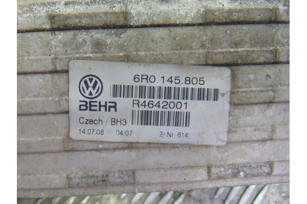 6R0145805 INTERCOOLER SEAT IBIZA BERLINA (6J5) Ecomotive 2009 6R0145805 203234 SEAT - 4