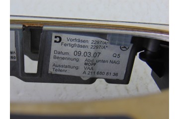 Guarnecidos palanca cambio, Mercedes-benz Clase e (Bm 211) Berlina E 320 Cdi (211.022) 2007