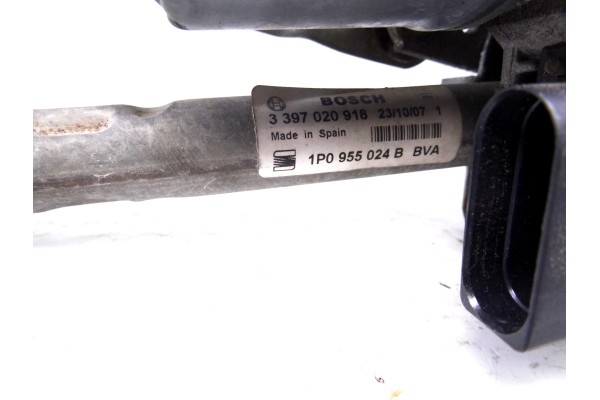 Motor limpia delantero, Seat Leon (1P1) Comfort Limited 2007, 1P0955024B