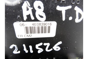 Cerradura puerta trasera derecha, Audi A8 (4E) 3.0 TDI Quattro 2005, 4E0839016