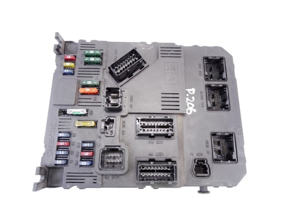Caja reles / fusibles, Peugeot 206 Xs 2004, 9652474780