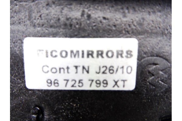 Retrovisor derecho, Peugeot 206 + Básico 2010