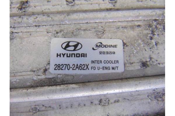 Intercooler, Hyundai I30 (Fd) Classic 2008, 282702A62X