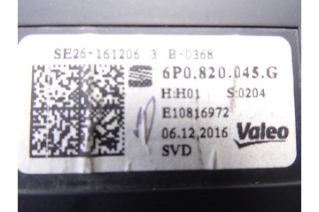 Mando calefaccion / aire acondicionado, Seat Ibiza (6P1) Reference 2017, 6P0820045G