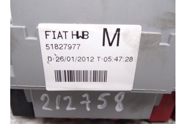 Caja reles / fusibles, Fiat Iii Punto (199) Easy 2013, 51827977