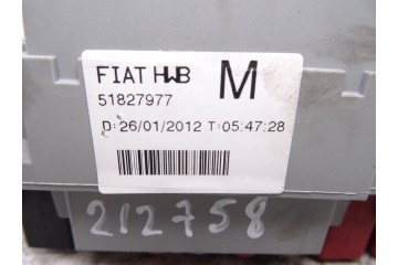 Caja reles / fusibles, Fiat Iii Punto (199) Easy 2013, 51827977