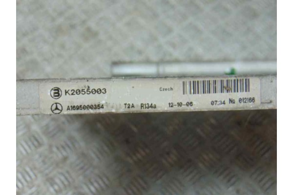 Condensador / radiador aire acondicionado, Mercedes-benz Clase a (Bm 169) A 200 Turbo (169.034) 2006, A1695000354