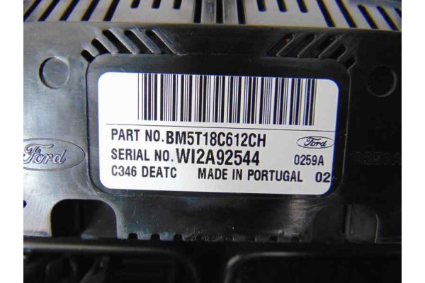 Mando climatizador, Ford Focus Berlina (CB8) Trend 2012, BM5T18C612CH