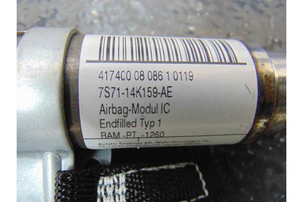 Airbag cortina delantero derecho, Ford Mondeo Sportbreak (CA2) Ambiente 2008, 7S71-14K159-AE