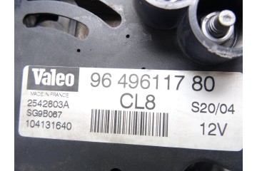 Alternador, Citroen C3 1.1 Collection 2004, 9649611780