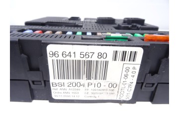 Caja reles / fusibles, Citroen C2 Audace 2007, 9664156780