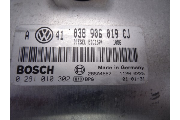 Centralita motor uce, Volkswagen Golf Iv Berlina (1J1)(10.1997) Básico 2001, 038906019CJ