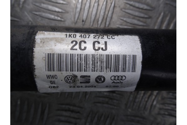 Transmision delantera derecha, Volkswagen Golf V (1K1)(10.2003) Trendline 2004, 1K0407272CC
